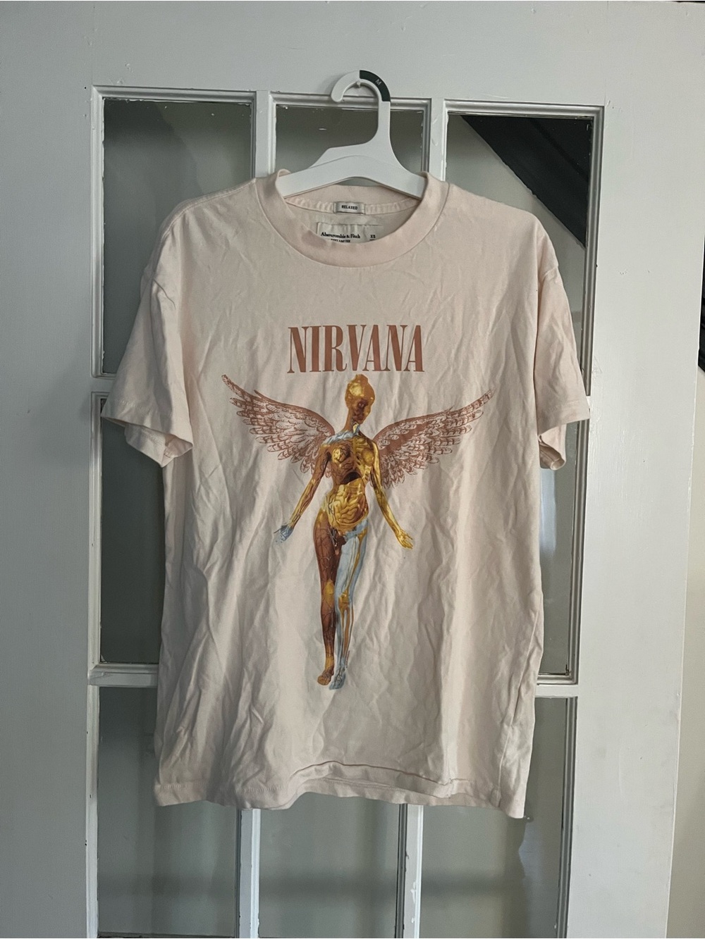 Abercrombie Nirvana tee- euc